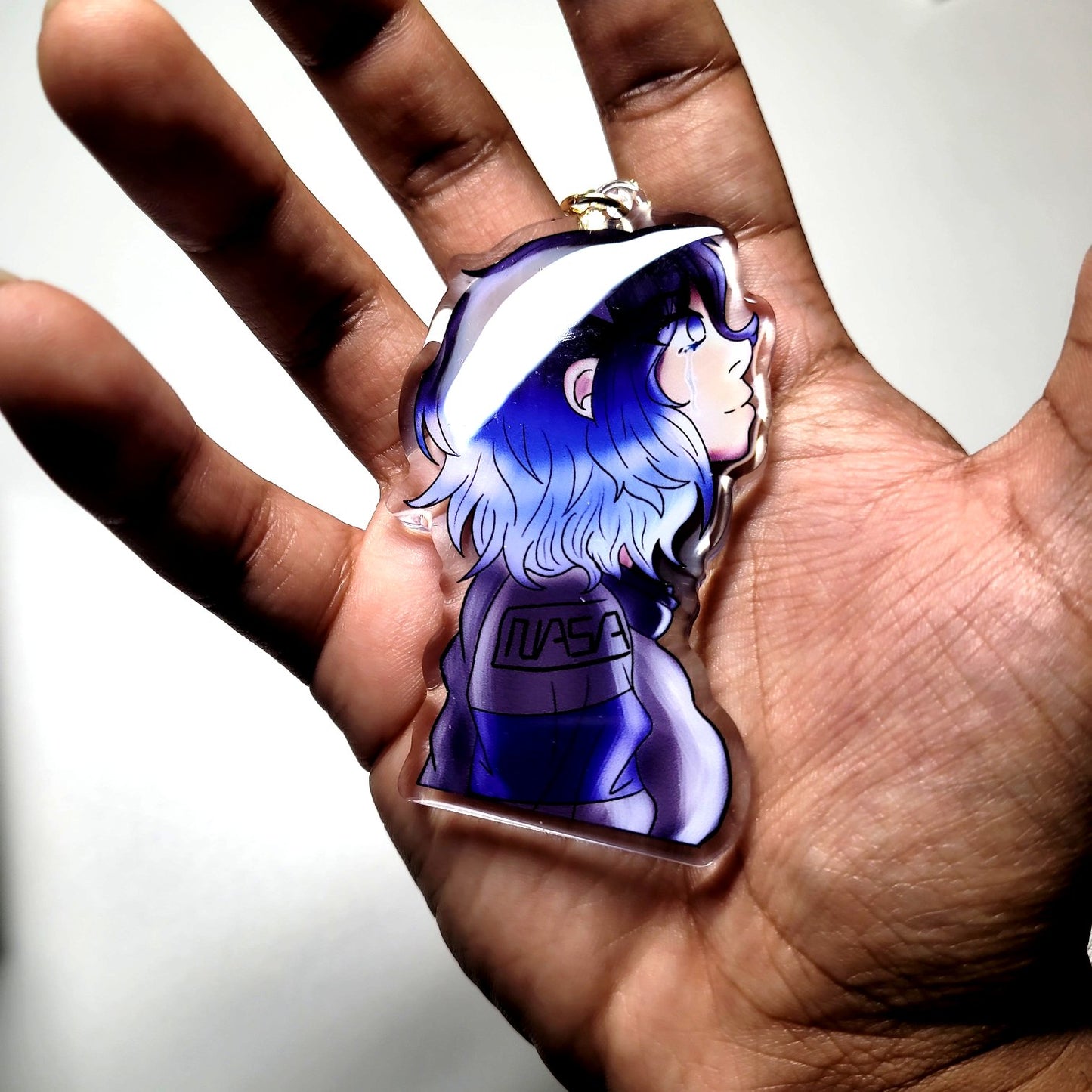 StarGazer- Epoxy Keychain