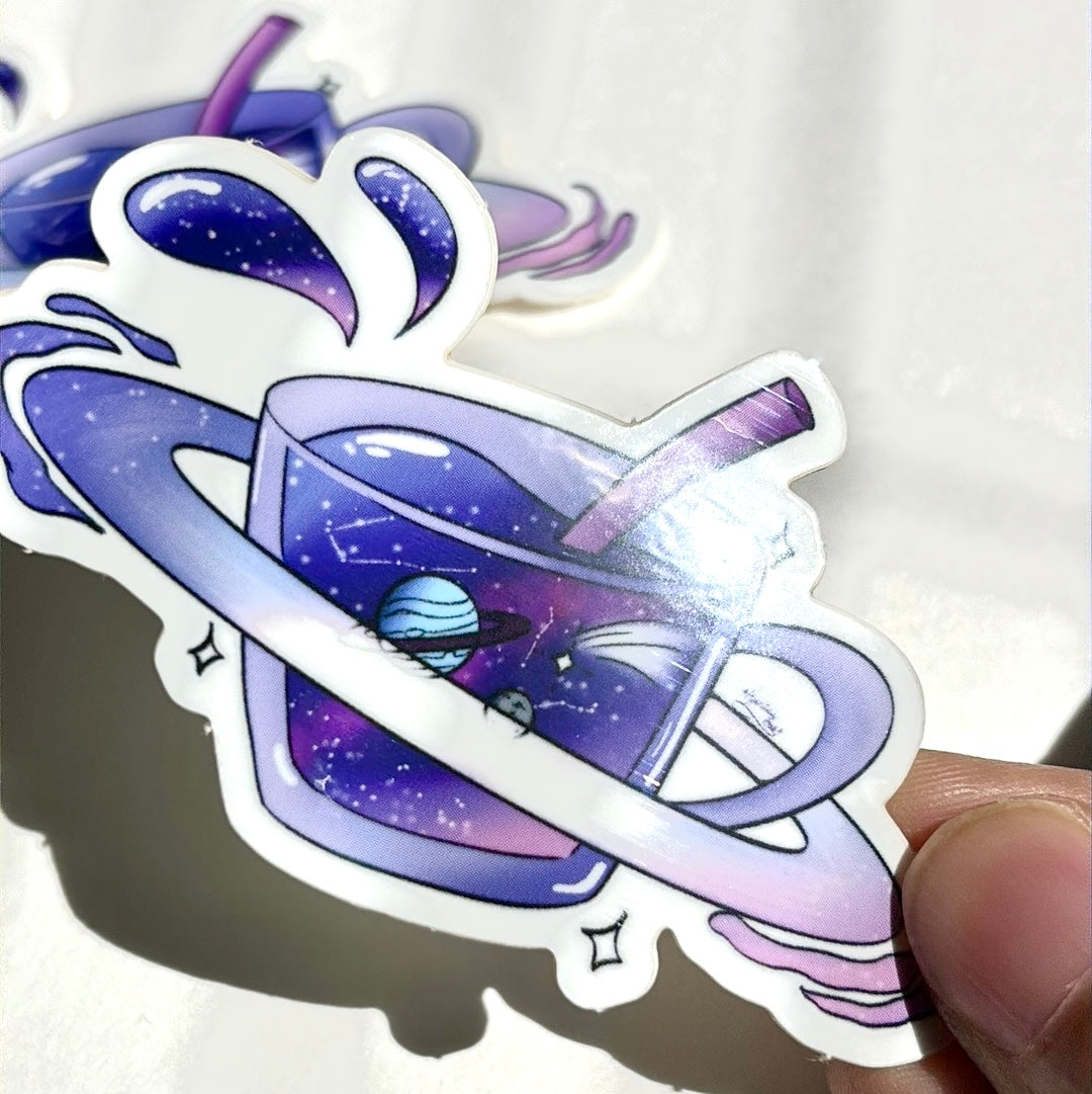 Galaxy Drink- Vinyl Sticker